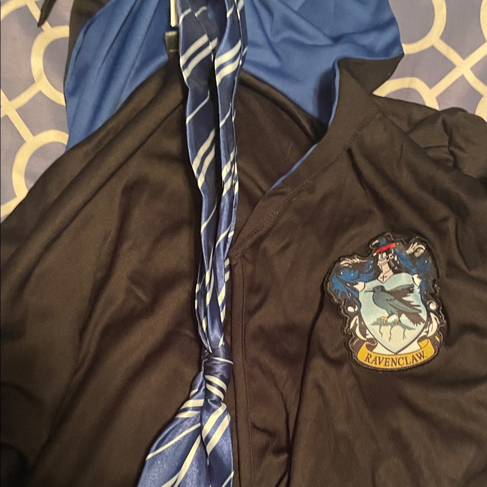 Ravenclaw Robe with Tie - Picture 3 of 5